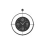 Horloge Murale DKD Home Decor Noir Verre Fer 64 x 9 x 73 cm de DKD Home Decor, Pendules murales - Réf : S3026685, Prix : 46,9...