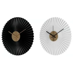 Wall Clock DKD Home Decor White Black White/Black Iron Plastic Modern 30 x 4 x 30 cm (2 Units) by DKD Home Decor, Wall Clocks...