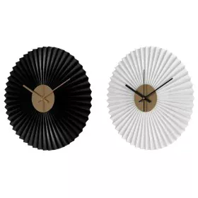 Wall Clock DKD Home Decor White Black White/Black Iron Plastic Modern 30 x 4 x 30 cm (2 Units) by DKD Home Decor, Wall Clocks...