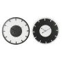 Orologio da Parete DKD Home Decor 50 x 3,5 x 50 cm Nero Bianco Vintage Legno MDF (2 Unità) di DKD Home Decor, Orologi da pare...