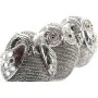 Decorative Figure DKD Home Decor Multicolour Silver Owl Chromed 12 x 11 x 14 cm (3 Units) by DKD Home Decor, Ornaments - Ref:...