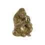 Figurine Décorative DKD Home Decor Doré Résine Gorille (33 x 33 x 43 cm) de DKD Home Decor, Objets de décoration - Réf : S302...