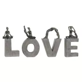 Statua Decorativa DKD Home Decor Love Resina (13 x 6 x 23 cm) (40 x 4 x 22 cm) (4 pcs) di DKD Home Decor, Soprammobili - Rif:...