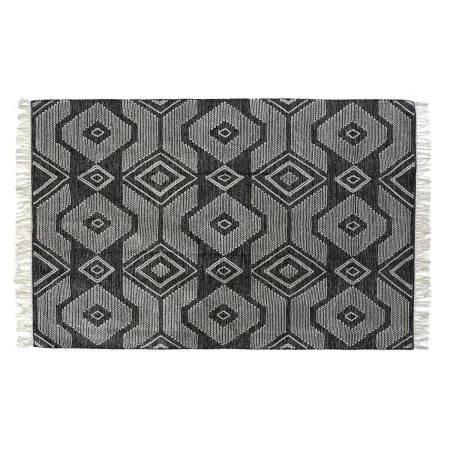 Teppich DKD Home Decor Weiß Schwarz Baumwolle (160 x 230 x 1 cm) von DKD Home Decor, Teppiche - Ref: S3027189, Preis: 80,73 €...