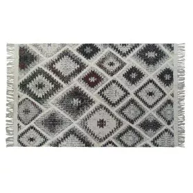 Carpet DKD Home Decor White Red Cotton (200 x 290 x 1 cm) by DKD Home Decor, Rugs - Ref: S3027196, Price: 125,43 €, Discount: %