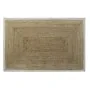 Tapete DKD Home Decor Scandi Poliéster Algodão Branco Marrom claro Jute 120 x 180 x 1 cm de DKD Home Decor, Tapetes infantis ...