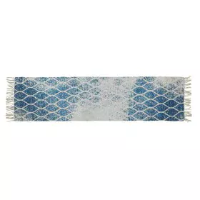 Tappeto DKD Home Decor Azzurro Cotone Chenille (60 x 240 x 1 cm) di DKD Home Decor, Tappeti Runner - Rif: S3027328, Prezzo: 3...