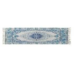 Carpet DKD Home Decor Blue Cotton Chenille (60 x 240 x 1 cm) by DKD Home Decor, Rugs - Ref: S3027332, Price: 39,03 €, Discoun...