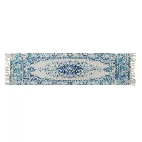 Alfombra DKD Home Decor Azul Algodón Chenille (60 x 240 x 1 cm) de DKD Home Decor, Alfombras infantiles - Ref: S3027332, Prec...