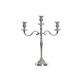 Candle Holder DKD Home Decor Silver Aluminium (34 x 12 x 41 cm) (3 Pieces) by DKD Home Decor, Candelabras and candle holders ...