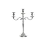 Candelabro DKD Home Decor Plateado Aluminio (34 x 12 x 41 cm) (3 Piezas) de DKD Home Decor, Candelabros y portavelas - Ref: S...