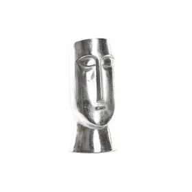 Vaso DKD Home Decor Face Prateado Alumínio Moderno (17 x 16 x 36 cm) de DKD Home Decor, Jarrões - Ref: S3027662, Preço: 49,22...