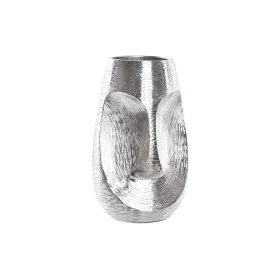 Jarrón DKD Home Decor Cara Plateado Aluminio Moderno (19 x 19 x 31 cm) de DKD Home Decor, Jarrones - Ref: S3027663, Precio: 4...