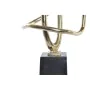 Figura Decorativa DKD Home Decor Preto Dourado Alumínio (23 x 19 x 50 cm) de DKD Home Decor, Adornos - Ref: S3027670, Preço: ...