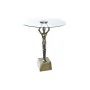 Table d'appoint DKD Home Decor Verre Doré Aluminium 46 x 46 x 57 cm de DKD Home Decor, Tables - Réf : S3027679, Prix : 114,95...