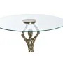 Mesa de apoio DKD Home Decor Cristal Dourado Alumínio 46 x 46 x 57 cm de DKD Home Decor, Jogos de móveis - Ref: S3027679, Pre...