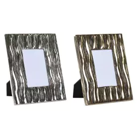 Moldura de Fotos DKD Home Decor Alumínio Cristal Dourado Moderno 21 x 1 x 26 cm (2 Unidades) de DKD Home Decor, Molduras de p...