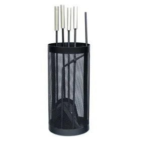 Utensilios para Chimenea DKD Home Decor Acero Acero Inoxidable (17 x 17 x 50 cm) (4 Piezas) de DKD Home Decor, Accesorios de ...