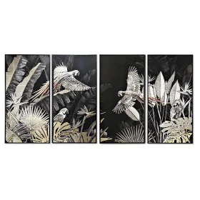 Conjunto de 4 quadros DKD Home Decor Tropical 280 x 4 x 140 cm de DKD Home Decor, Impressões sobre tela - Ref: S3028168, Preç...