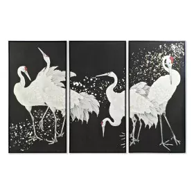 Set of 3 pictures DKD Home Decor Oriental Heron (210 x 4 x 140 cm) by DKD Home Decor, Prints on Canvas - Ref: S3028174, Price...