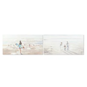 Quadro DKD Home Decor Spiaggia 120 x 3,7 x 60 cm (2 Unità) di DKD Home Decor, Stampe e quadri su tela - Rif: S3028220, Prezzo...