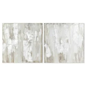 Painting DKD Home Decor 100 x 3,7 x 100 cm Abstract Modern (2 Units) by DKD Home Decor, Prints on Canvas - Ref: S3028235, Pri...