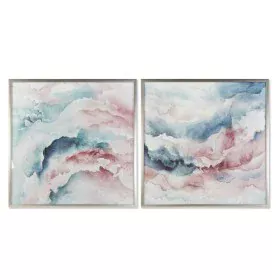 Cadre DKD Home Decor Abstrait 104 x 4 x 104 cm Moderne (2 Unités) de DKD Home Decor, Impressions sur toile - Réf : S3028247, ...