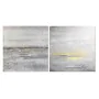 Cuadro DKD Home Decor 100 x 2,8 x 100 cm Abstracto Moderno (2 Unidades) de DKD Home Decor, Impresiones sobre lienzo - Ref: S3...