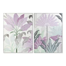 Quadro DKD Home Decor 103,5 x 4,5 x 144 cm Tropicale (2 Unità) di DKD Home Decor, Stampe e quadri su tela - Rif: S3028327, Pr...