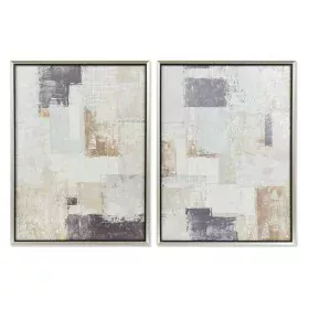 Quadro DKD Home Decor Astratto 60 x 3 x 80 cm Moderno (2 Unità) di DKD Home Decor, Stampe e quadri su tela - Rif: S3028339, P...