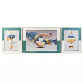 Jeu de 3 tableaux DKD Home Decor Moderne (240 x 3 x 80 cm) de DKD Home Decor, Impressions sur toile - Réf : S3028356, Prix : ...