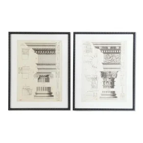 Painting DKD Home Decor 60 x 3 x 76 cm Neoclassical (2 Units) by DKD Home Decor, Prints on Canvas - Ref: S3028372, Price: 187...