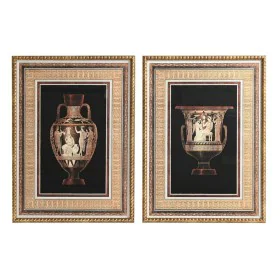 Quadro DKD Home Decor 53 x 3 x 73 cm Vaso Neoclassico (2 Unità) di DKD Home Decor, Stampe e quadri su tela - Rif: S3028379, P...