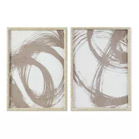 Cuadro DKD Home Decor 50 x 2,5 x 70 cm Abstracto Moderno (2 Unidades) de DKD Home Decor, Impresiones sobre lienzo - Ref: S302...