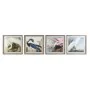 Cadre DKD Home Decor 60 x 2,5 x 60 cm Oiseau Oriental (4 Pièces) de DKD Home Decor, Impressions sur toile - Réf : S3028405, P...