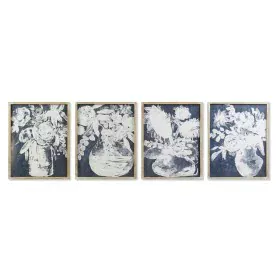 Painting DKD Home Decor 55 x 2 x 70 cm Vase Shabby Chic (4 Pieces) by DKD Home Decor, Prints on Canvas - Ref: S3028411, Price...