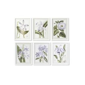 Painting DKD Home Decor 40 x 2 x 54 cm Flowers Shabby Chic (6 Pieces) by DKD Home Decor, Prints on Canvas - Ref: S3028412, Pr...