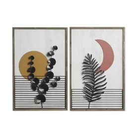 Cadre DKD Home Decor 51 x 3 x 76,5 cm Lune Scandinave (2 Unités) de DKD Home Decor, Impressions sur toile - Réf : S3028421, P...