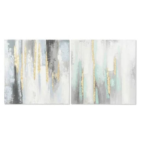 Cadre DKD Home Decor Abstrait 80 x 3 x 80 cm Moderne (2 Unités) de DKD Home Decor, Impressions sur toile - Réf : S3028531, Pr...