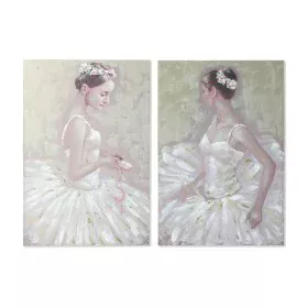 Bild DKD Home Decor 80 x 3 x 120 cm Ballett-Tänzerin Traditionell (2 Stück) von DKD Home Decor, Leinwanddrucke - Ref: S302853...