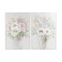 Cuadro DKD Home Decor Florero 80 x 3 x 120 cm Shabby Chic (2 Unidades) de DKD Home Decor, Impresiones sobre lienzo - Ref: S30...