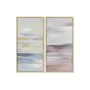 Cadre DKD Home Decor 50 x 4 x 100 cm Abstrait Moderne (2 Unités) de DKD Home Decor, Impressions sur toile - Réf : S3028561, P...