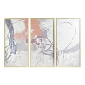 Jeu de 3 tableaux DKD Home Decor 180 x 4 x 120 cm Abstrait Urbaine de DKD Home Decor, Impressions sur toile - Réf : S3028562,...