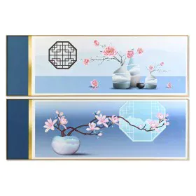 Painting DKD Home Decor 180 x 3 x 60 cm Oriental (2 Units) by DKD Home Decor, Prints on Canvas - Ref: S3028602, Price: 200,13...