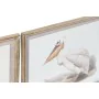 Cadre DKD Home Decor 70 x 2,5 x 50 cm Traditionnel Oiseaux (6 Pièces) de DKD Home Decor, Impressions sur toile - Réf : S30286...