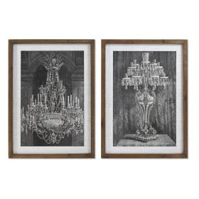 Cadre DKD Home Decor 50 x 2 x 70 cm Néoclassique (2 Unités) de DKD Home Decor, Impressions sur toile - Réf : S3028640, Prix :...