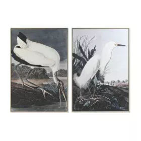 Painting DKD Home Decor 83 x 4 x 123 cm Bird Oriental (2 Units) by DKD Home Decor, Prints on Canvas - Ref: S3028643, Price: 1...