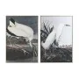 Cadre DKD Home Decor 83 x 4 x 123 cm Oiseau Oriental (2 Unités) de DKD Home Decor, Impressions sur toile - Réf : S3028643, Pr...