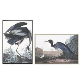 Bild DKD Home Decor Vogel Orientalisch 63 x 4 x 93 cm (2 Stück) von DKD Home Decor, Leinwanddrucke - Ref: S3028644, Preis: 77...