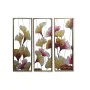 Tela DKD Home Decor 3 Pezzi Tropicale Foglia della pianta (122 x 3 x 122 cm) di DKD Home Decor, Stampe e quadri su tela - Rif...